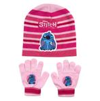 Stitch Handschoenen met Muts - Licht of Donker Roze - Disney, Disney, Nieuw, Ophalen of Verzenden, Meisje