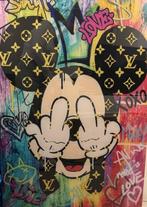 Kunstwerk Mickey *FCK MICKEY*, Ophalen of Verzenden