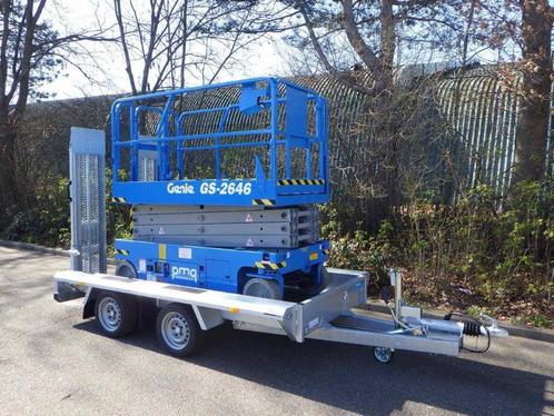 Schaarlift Genie GS-2646 met transportaanhanger Hapert, Articles professionnels, Machines & Construction | Ascenseurs, Échafaudages & Échelles