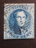 Leopold I met watermerk, Postzegels en Munten, Ophalen of Verzenden
