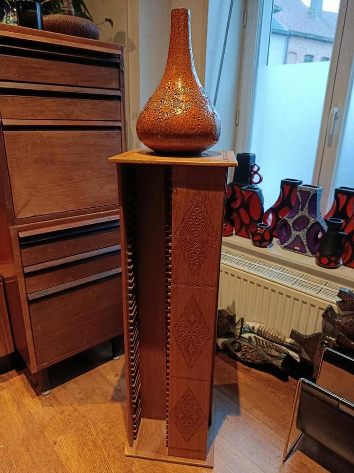 Vintage CD-opbergrak/plantenstaander/deco-item, Huis en Inrichting, Woonaccessoires | Cd- en Dvd-rekken, Zo goed als nieuw, Ophalen