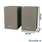 THOMSON-SI Stereo Luidsprekerset 2x 20 Watt OPRUIMING!, Overige merken, Nieuw, Ophalen of Verzenden, Minder dan 60 watt