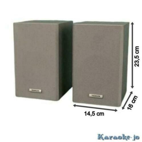 THOMSON-SI Stereo Luidsprekerset 2x 20 Watt OPRUIMING!, Audio, Tv en Foto, Luidsprekerboxen, Nieuw, Front, Rear of Stereo speakers