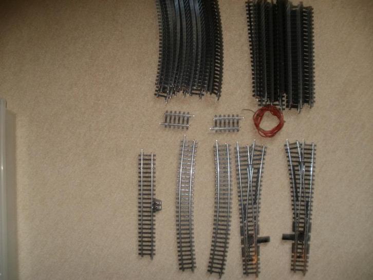 Marklin Ho K rails treinbaan 232cmx88cm met rangeerspoor., Hobby en Vrije tijd, Modeltreinen | H0, Nieuw, Rails, Wisselstroom