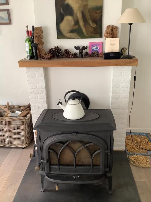 JOTUL F 500 ECO CLASSIC ZWART HOUTKACHEL, Huis en Inrichting, Kachels, Gebruikt, Houtkachel, Hout, Ophalen