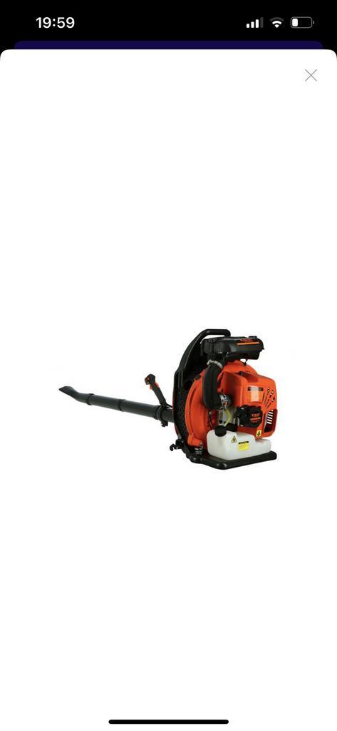 Kibani bladblazer, Tuin en Terras, Bladblazers, Nieuw, Ruggedragen, Benzine, Met opvangzak, Ophalen