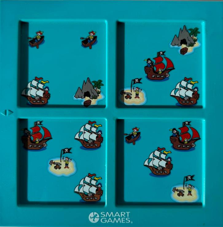 Smart Games - Pirates Hide & Seek, Hobby en Vrije tijd, Gezelschapsspellen | Bordspellen, Zo goed als nieuw, Een of twee spelers