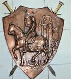 Blason antique en bronze, Antiquités & Art, Bronze, Enlèvement ou Envoi