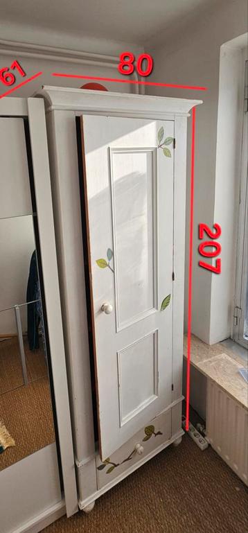 Armoire en pin massif, Enlèvement, Comme neuf, Armoire