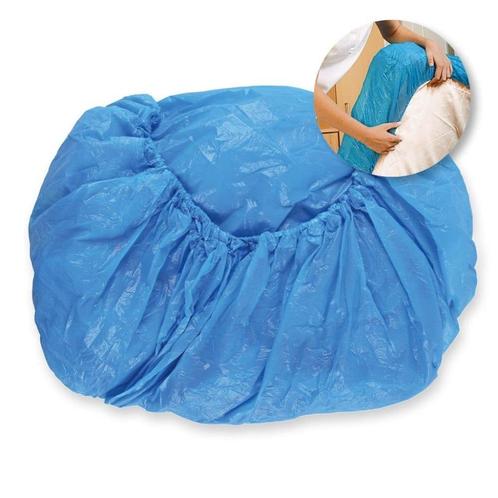 Matrasbeschermer waterdicht plastic blauw 10 stuks, Kinderen en Baby's, Kinderkamer | Beddengoed, Nieuw, Dekbedovertrek, Blauw