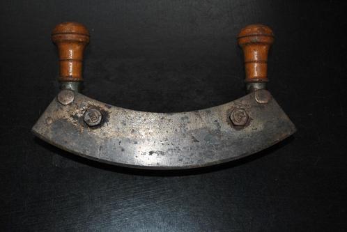 Grote oude keukenhandhakmachine met 3 messen zeldzaam, Antiek en Kunst, Antiek | Keukengerei, Ophalen of Verzenden