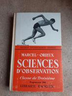 Sciences d'observation, classe de troisième Orieux Marcel, Livres, Comme neuf, Enlèvement ou Envoi, Sciences naturelles
