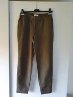 Kakikleurige comfi, maar toch nette broek - Maat 34, Kleding | Dames, Broeken en Pantalons, Groen, Maat 34 (XS) of kleiner, H&M