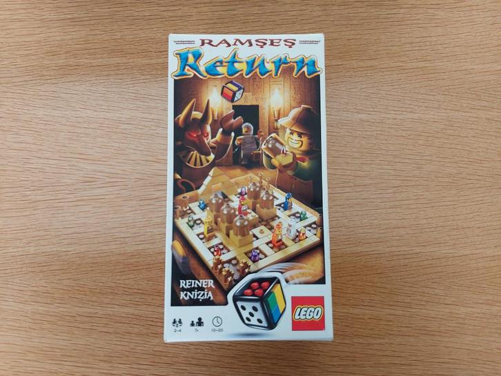LEGO 3855 Ramses Return - Leuk spel vanaf 7 jaar, Hobby en Vrije tijd, Gezelschapsspellen | Overige, Zo goed als nieuw, Een of twee spelers