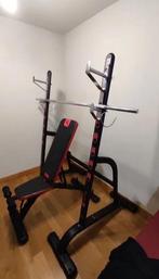 Domyos RBR910 bench rack en bankje., Sport en Fitness, Fitnessapparatuur, Zo goed als nieuw, Ophalen