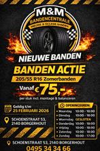 Nieuwe banden 205/55R16 vanaf 75€ incl montage en balanceren, Auto-onderdelen, Banden en Velgen, Ophalen, Band(en)