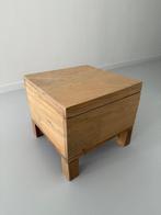Houten bijzettafeltje met lade, Ophalen, Minder dan 45 cm, Minder dan 55 cm, Gebruikt