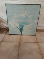 Mooie schilderij van een roos, Comme neuf, Enlèvement, 50 à 75 cm, Peinture