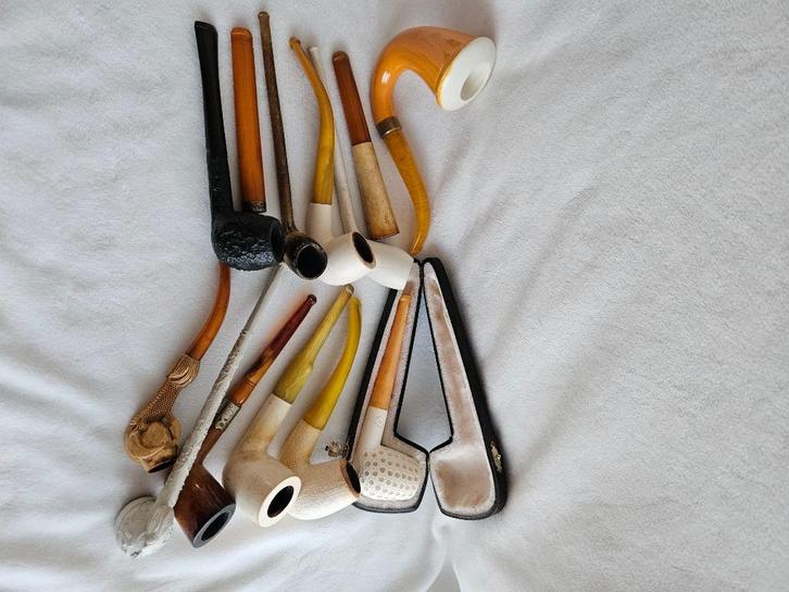Oud vintage pijpenlot, Antiek en Kunst, Antiek | Overige Antiek, Ophalen of Verzenden