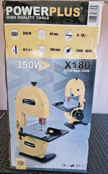 Power Plus bandzaag 350W, slecht 1x gebruikt. beschikbaar voor biedingen