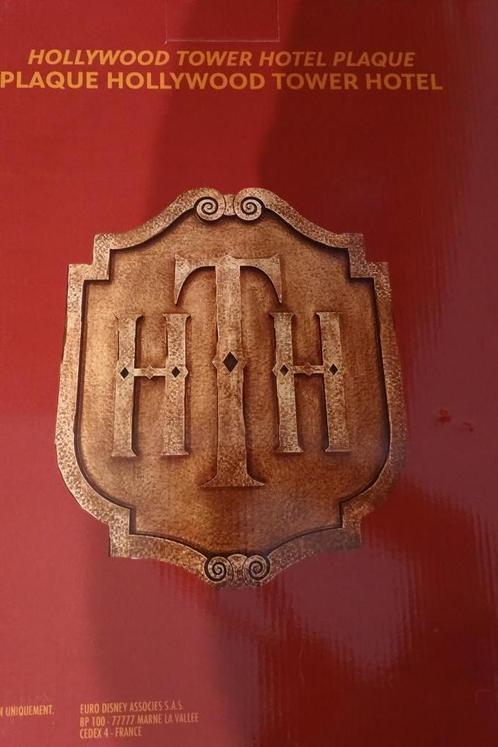 Hollywood Tower Hotel sign from Disneyland Paris, Verzamelen, Disney, Nieuw, Beeldje of Figuurtje, Overige figuren, Ophalen of Verzenden