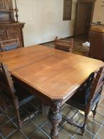 Tafel met verlengstukken, Ophalen