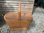 Rieten picknickmand, Ophalen of Verzenden, Gebruikt