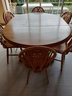 Eettafel en stoelen, Huis en Inrichting, Tafels | Eettafels, Ophalen, 100 tot 150 cm, Vijf personen of meer, 150 tot 200 cm