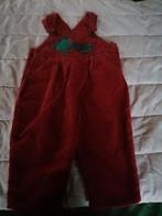 Salopette Dujardin rouge velour taille 80, Kinderen en Baby's, Ophalen