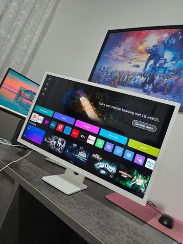 LG | MyView 31,5'' Full HD Smart Monitor met webOS 32SR50F-W beschikbaar voor biedingen