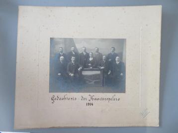 grote foto Kaartenspelers Blankenberge 1914 Hipp. Debode  beschikbaar voor biedingen