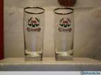 6 glazen de schrans bruine klik pils Betecom, Ophalen of Verzenden, Zo goed als nieuw, Glas of Glazen
