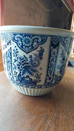 Delfts blauw bloempot, Antiquités & Art, Antiquités | Céramique & Poterie, Enlèvement ou Envoi