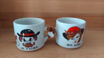 tasses anciennes originales, Enlèvement ou Envoi, Comme neuf