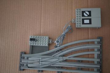 Lego trein 12 volt wissel Remote Controlled Points Left 12v beschikbaar voor biedingen