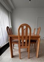 Eetkamer set in natuurlijk eik, Huis en Inrichting, Complete eetkamers, Ophalen, Gebruikt