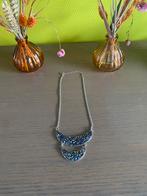 Halsketting, Overige materialen, Verstelbaar, Blauw, Ophalen of Verzenden