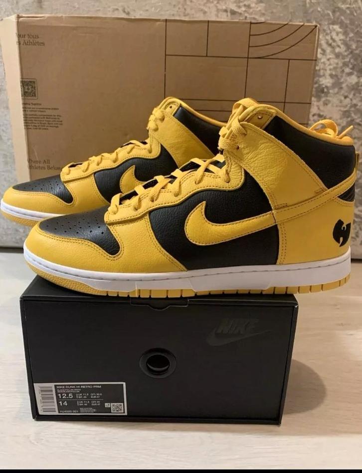 Nike Dunk High Wu-Tang (2024) EU 47, Kleding | Heren, Schoenen, Sneakers, Zwart, Ophalen of Verzenden