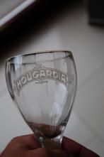 Glas Hougardia gezuurd, Verzamelen, Ophalen of Verzenden, Gebruikt, Bierglas