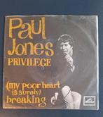 Paul Jones- Privilege, 7 inch, Single, Ophalen of Verzenden, Zo goed als nieuw