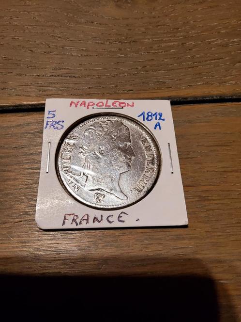 Franse munten, Postzegels en Munten, Munten | België, Losse munt, Zilver, Zilver, Ophalen of Verzenden