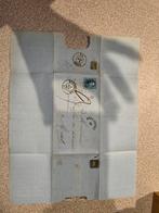 Leopold 1 stempels Mons Bruxelles  droogstempel Torreborre, Postzegels en Munten, Ophalen of Verzenden