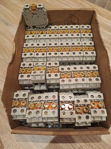 49 Wieland rijgklemmen WKN 35 /U met jumper bar beschikbaar voor biedingen