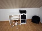 Bureau kast + stoel, Huis en Inrichting, Bureaus, Ophalen, Zo goed als nieuw, Bureau