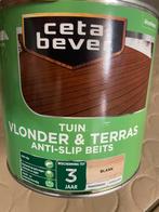 Cetabever kleurloze terras en vlonder beits anti slip 2,5l, Tuin en Terras, Terrasdelen en Vlonders, Ophalen of Verzenden, Nieuw