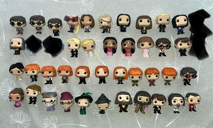 Mini funko poppen Harry Potter, Verzamelen, Harry Potter, Zo goed als nieuw, Actiefiguurtje, Ophalen of Verzenden