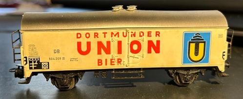 3136. Overdekte auto „Dortm...” H0 Märklin., Hobby en Vrije tijd, Modeltreinen | H0, Zo goed als nieuw, Wagon, Märklin, Ophalen of Verzenden