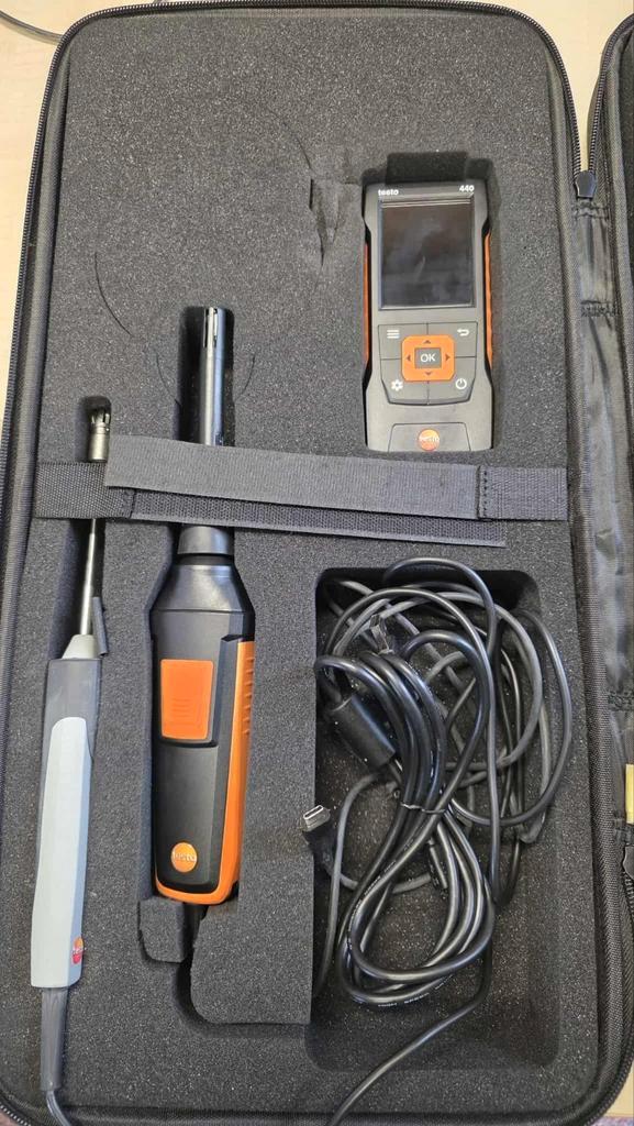 kit de mesure Testo 440 avec deux outils de mesure, Doe-het-zelf en Bouw, Meetapparatuur, Zo goed als nieuw, Temperatuur, Ophalen