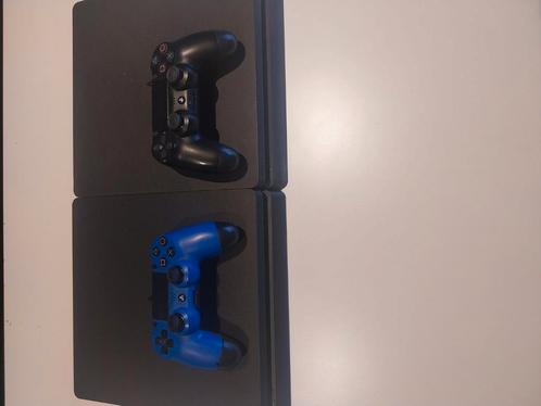 Ps4 slim 1TB + controller (2), Games en Spelcomputers, Spelcomputers | Sony PlayStation 4, Gebruikt, Slim, Ophalen