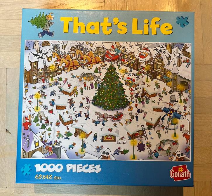 That’s Life puzzel (1000 stukjes), Hobby en Vrije tijd, Denksport en Puzzels, Zo goed als nieuw, Legpuzzel, 500 t/m 1500 stukjes